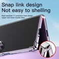 thumbnail image 4 of ELEHOLD Plating Clear Case for Samsung Galaxy Z Fold 7,Rugged Case with Four-Cornered Shockproof Protection Transparent Electroplated Shell for Samsung Galaxy Z Fold 7, Silver, 4 of 8