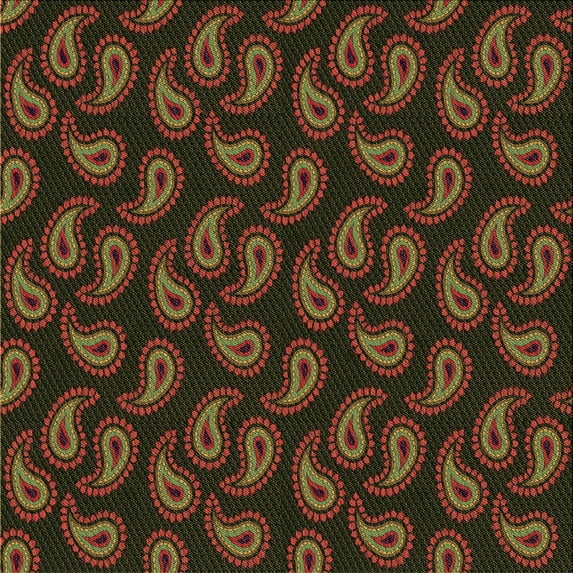 Ahgly Company Machine Washable Indoor Square Transitional Red Brown Area Rugs, 5' Square