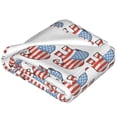 thumbnail image 2 of Bingfone Elephant Print Flannel Fleece Blanket Throw Blanket for Bed,Sofa,Couch,Travel,Camping(40"x30" ), 2 of 8