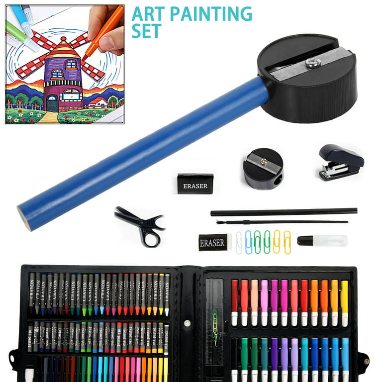 150 Pcs/Set Drawing Tool Kit Kids Art Set Painting Brush Art Marker Water  Color Pen