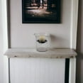 thumbnail image 2 of 4" Clear Hammered Glass Tabletop Hurricane Candle Holder With Candle, 2 of 8
