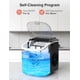 thumbnail image 5 of CROWNFUL - Encimera para máquina de hielo portátil, autolimpiante con asa, cuchara y cesta, 9 cubos de hielo en 6 minutos, 12 kg/24 horas, ideal para el hogar, cocina, oficina, fiesta, 5 of 5