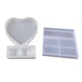 thumbnail image 4 of Techinal Heart/Square Shape Crystal Epoxy Resin Mold Decoration Casting Silicone Mould DIY Crafts Jewelry Making Tools, 4 of 18