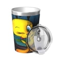 thumbnail image 2 of Termo Tweety Bird con pajita cónica, doble pared, aislamiento al vacío, impresión de acero inoxidable, 12 oz, color blanco, 2 of 7