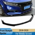 thumbnail image 2 of For Honda Accord 2018-2020 Front Bumper Spoiler Lip Front Lower Diffuser Splitters Carbon Fiber, 2 of 7