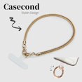 thumbnail image 4 of Casecond Correa de Muñeca para Celular Cadena Metálica Ajustable Dorada, 4 of 9