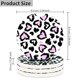 thumbnail image 2 of Posavasos para coche, paquete de 2, posavasos de cerámica absorbente con estampado de leopardo, posavasos para portavasos, con una muesca para el dedo para una fácil extracción (gris) Adepaton LRWJ901-3, 2 of 7
