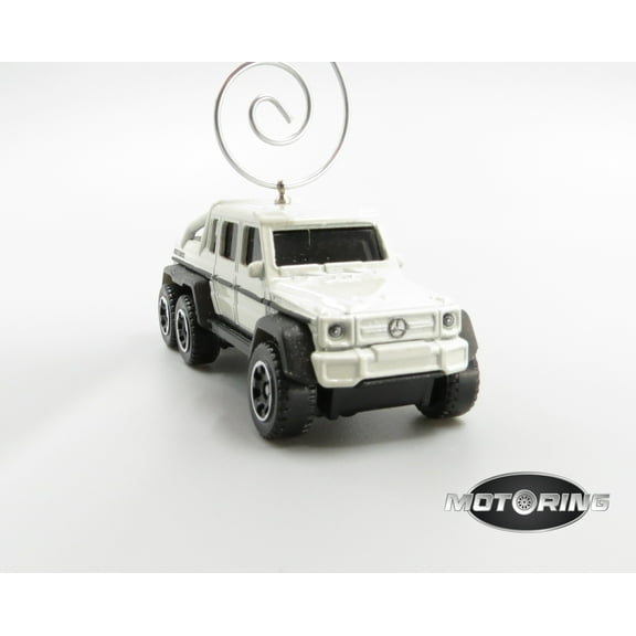 Mercedes Benz AMG 6x6 Truck Car Rare Christmas Tree Ornament Diecast