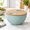 Turquoise-11.3 inch, variant on Turquoise 11.3 Inch Extra Large Salad Serving Set With Wooden Lid & Servers