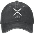 thumbnail image 2 of Xrp Ripple Cowboy Cap Adjustable for Men Women Vintage Wash Baseball Cap Black, 2 of 9