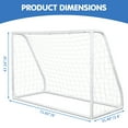 thumbnail image 3 of OverPatio 3-in-1 Soccer Goal System, 6x4 Portable Football Shooting Training Aid for Kids, Backyard, 3 of 6
