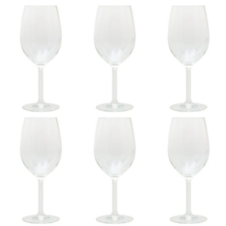Wine Stem - Mainstays 6-Piece Acrylic Stemmed Wine Set