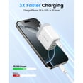 thumbnail image 3 of Cargador USB C GASREKV de 40 W y 4 puertos, doble PD y QC Fast, 3 of 7