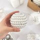 thumbnail image 5 of Nuevos adornos navideños con purpurina, bolas de espuma, bolas blancas, adornos navideños artísticos, bolas colgantes para bodas, decoración para fiestas de Año Nuevo en el hogar, 5 of 5