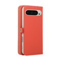 thumbnail image 3 of Wallet Case for Google Pixel 9 Pro XL 6.8-inch, Litchi Leather Flip Zipper Purse Cover with Card Holder, Heart Makeup Mirror, Crossbody Lanyard, Kickstand Shockproof Protective Phone Case ﻿,Orange, 3 of 11