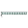thumbnail image 5 of Awntech 12 Ft Destin Left Motorized Heavy Duty Patio Retractable Awning with Protective Hood (144in x 10.38in x 120in), Forest/White Stripe, 5 of 8
