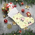thumbnail image 6 of Coolnut Cow Print Christmas Stocking Personalized Large Candy Stocking, Xmas Stockings Decoration Hanging Gift for Family Holiday Party Ornaments Decor Fireplace, 6 of 7
