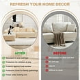 thumbnail image 6 of Eurhowing L-Shaped Sectional Sofa Cover 2-Piece Set, Stretch Jacquard Couch Slipcover with Pillow Covers, Non-Slip Sofa Protector for Living Room, 3+4-Seater, Beige, 6 of 10