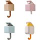 thumbnail image 1 of Gancho adhesivo creativo para abrigos, bonito gancho para llaves con forma de gato, bonitos ganchos para mascotas montados en la pared, gancho decorativo para el hogar para baño (4 piezas B), 1 of 4