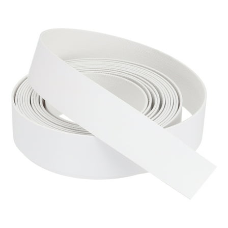 White Edge Banding 10 ft x 7/8 Inch Veneer Tape Pre-glued for Furniture Restoration