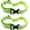 2 X Green Belt, variant on Reflective Belt for Running Army PT Belt Reflective Running Gear