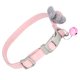 thumbnail image 1 of Collar para mascotas, collar de cerdo para mascotas, collar de cerdo ajustable para mascotas, collar para mascotas con flor artificial, estética elegante, 1 of 8