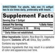 Puritans Pride Q-Sorb CoQ10 50 Mg, 100 Count