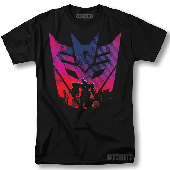 Transformers Shirt Classic Movie Poster Vintage Graphic Design T-Shirt