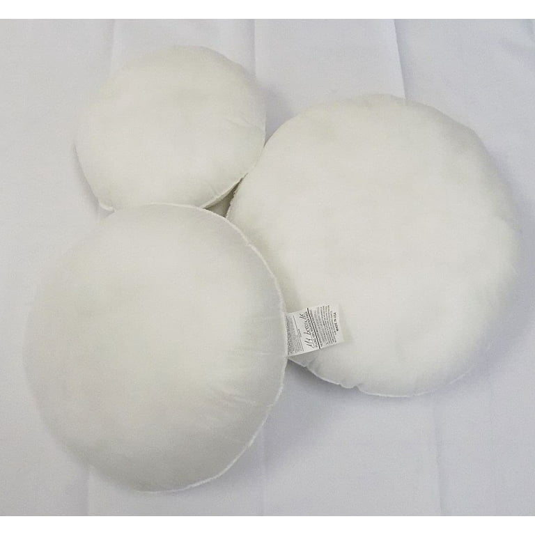 MoonRest Round Pillow Insert Hypoallergenic Polyester Form Stuffer-%10 –  moonrest