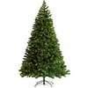 Pre-lit Christmas Tree 7.5ft Artificial Hinged Xmas Tree with 400 Pre-strung Led Lights Foldable Stand