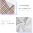 thumbnail image 4 of Pink Green Plaid Bath Towel Set of 3, Highly Absorbent & Soft Bathroom Towels Set Quick Dry Towels Set for Bathroom Spa Beach (1 Bath Towels, 1 Hand Towel, 1 Washcloth), 4 of 7