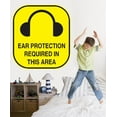 thumbnail image 2 of Wallhogs Ear Protection Sign Wall Decal, 2 of 2