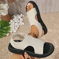 thumbnail image 4 of Aueoeo Womens Walking Sandals with Comfortable Open Toe Summer Outdoor Hiking Mesh Adjustable Strap Platformed Shoes, 4 of 9