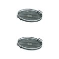 thumbnail image 1 of Bandeja de servicio Bewildely para gabinete Cocina Encimera Sala de estar Gris 2Conjunto, 1 of 6