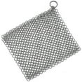 thumbnail image 1 of Limpiador de hierro fundido versátil para uso multifuncional, estropajo de malla de acero inoxidable 316 resistente a la oxidación que protege el condimento, limpieza y almacenamiento sin esfuerzo (7, 1 of 6