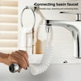thumbnail image 2 of Guardoinrt Plastic Water Tap Extension Flexible Splashproof Universal Adjustable Home Faucet Extender Connector Accessories White 1Set, 2 of 6