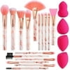 Sixteen-Piece Professional Makeup Brush Set With Sponges photo 7