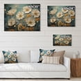 thumbnail image 4 of Designart "Dandelion Daydream in Green" Floral Print on Natural Pine Wood, 4 of 5