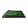 thumbnail image 2 of Ahgly Company Indoor Square Oriental Emerald Green Industrial Area Rugs, 3' Square, 2 of 4