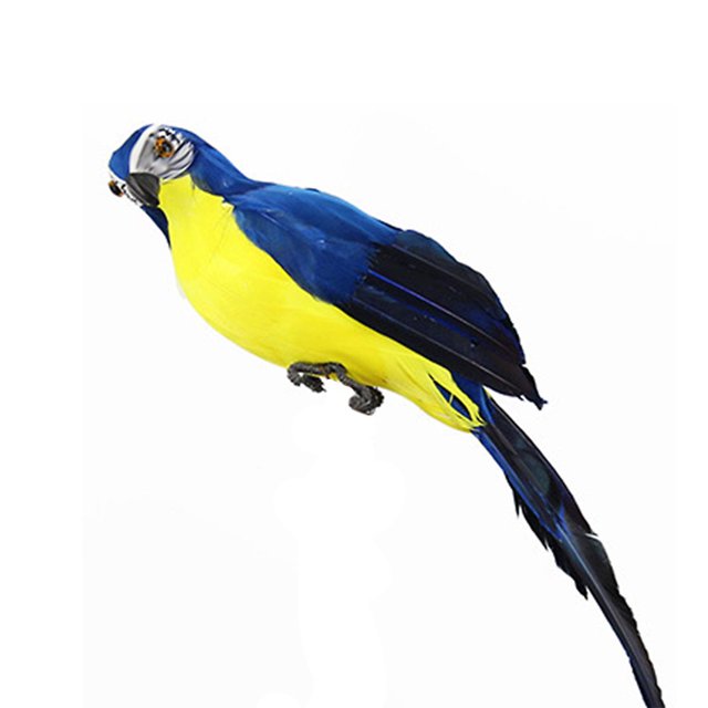 AMERTEER 1Pcs Simulation Parrot Window Gardening Decoration Bird Foam Feather Parrot Home Decoration