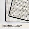 thumbnail image 5 of Modern Abstract Kitchen Mat 31"x20" Non Slip Soft Plush Low Profile Kitchen Rug, Textured Sink Mat for Laundry Room Bedroom Office, 5 of 6