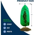 thumbnail image 4 of SCRUBIT Plant Covers Freeze Protection, Thick Winter Shrubs Frost Cloth, 40” x 47”, Green, 4-Pack, 4 of 6