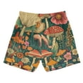 thumbnail image 7 of FORMRS Boys Swim Trunks Quick Dry Mesh Liner Boardshorts Sizes XS-XL, Floral Mushroom, 7 of 7