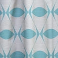 thumbnail image 4 of Designart 'Abstract Retro Geometrical Design Pattern VII' Mid-Century Modern Curtain Panel, 4 of 5