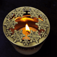 thumbnail image 5 of Candle Toppers Scented Candles Cover,Candles Gifts for Women,Help Jar Candles Melt Evenly Snowflake Silver 7.8cm, 5 of 8