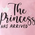 thumbnail image 2 of HCNTES Baby Girl Clothes 0 3 6 9 12 18 Months Letter Print THE PRINCESS HAS ARRIVED Ruffle Romper and Heart Print Short Sets Cute Baby Summer Outfit, 2 of 7