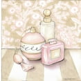 thumbnail image 2 of Meagher, Megan 12x12 Black Ornate Wood Framed with Double Matting Museum Art Print Titled - Posh Powder Room III, 2 of 4