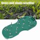 thumbnail image 3 of Zapatos de aflojamiento de hierba de doble capa Zapatos de aireador de césped contra el césped para césped (verde), 3 of 8