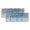 Blue, variant on Blue Nordic Style Stripes Valances for Windows, Light Filtering Kitchen Curtain Valances 2 Panels, Blue Gray Texture Rod Pocket Short Window Treatments for Living Room Bedroom 42"Wx12"L