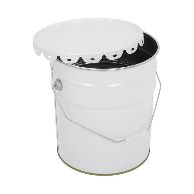 Tnarru Metal Paint Can Paint Storage Container with Handle with Lid Multifunctional for Adhesives Craft Industrial Home DIY Projects 10L